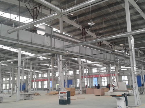 木工车间管道除尘器