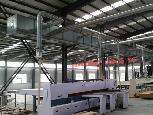 木工车间管道除尘器